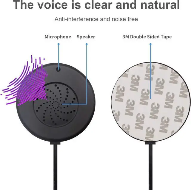 Alt view image 7 of 7 - Window Speaker Intercom System,Dual Way Anti-Interference Intercommunication Microphone Talk Through Glass Window,for Business,Bank,Office,Hospital,Counter,Store,Station,School and More