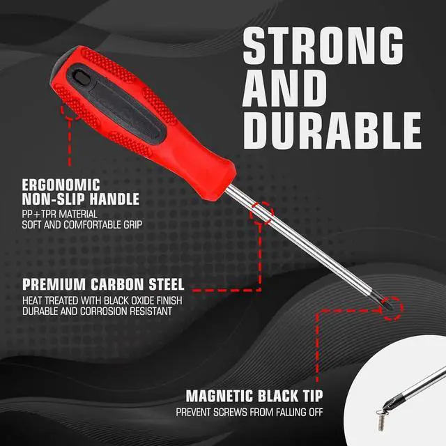 Alt view image 5 of 7 - Magnetic Screwdriver Set with Rack, Includs Precision Screwdriver, Magnetizer Demagnetizer and Magnetic Bowl, DIY Tools for Men