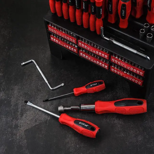 Alt view image 7 of 7 - Magnetic Screwdriver Set with Rack, Includs Precision Screwdriver, Magnetizer Demagnetizer and Magnetic Bowl, DIY Tools for Men