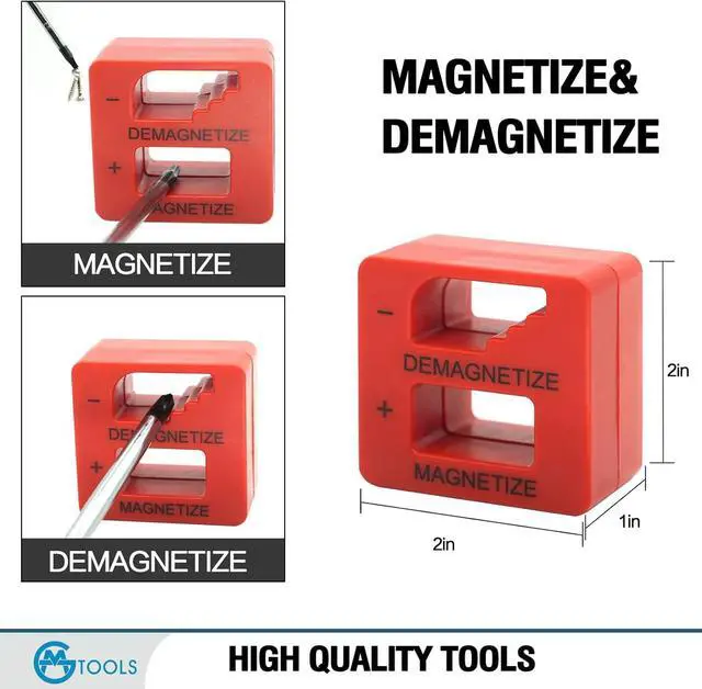 Alt view image 4 of 7 - 118PCS Magnetic Screwdriver Set, Screwdriver Set with Plastic Racking, Precision Screwdriver, Magnetizer Demagnetizer and Magnetic Bowl, Repair Tools Set for DIY and Home Improvement