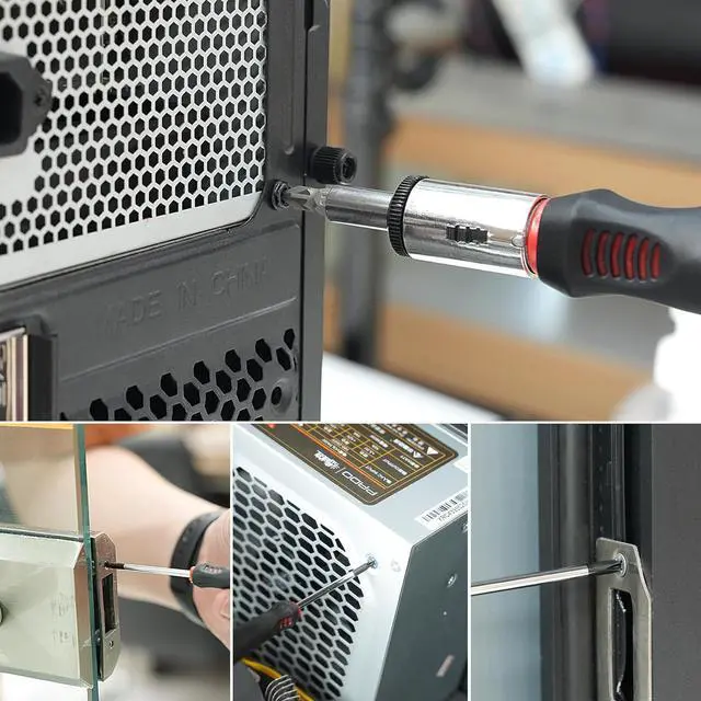 Alt view image 7 of 7 - 118PCS Magnetic Screwdriver Set, Screwdriver Set with Plastic Racking, Precision Screwdriver, Magnetizer Demagnetizer and Magnetic Bowl, Repair Tools Set for DIY and Home Improvement