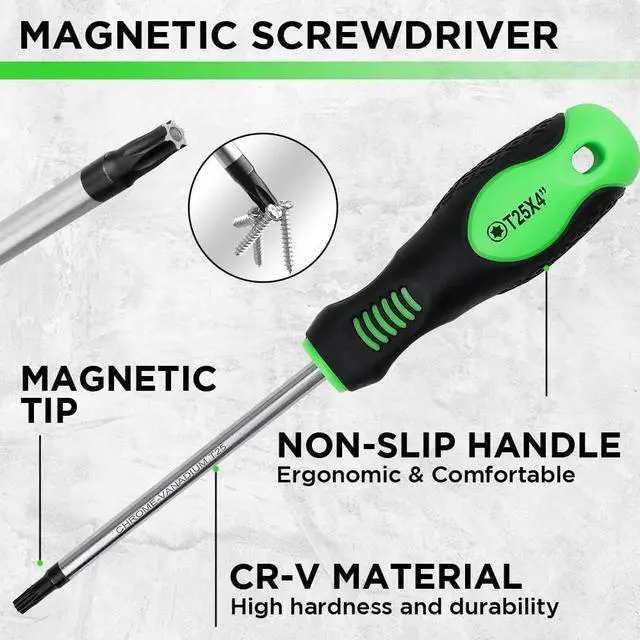 Alt view image 5 of 7 - 86PCS Magnetic Screwdriver Set,Includes Slotted/Phillips/Torx Mini Precision Screwdriver, Replaceable Screwdriver Bits and nut drivers With Sturdy tool box