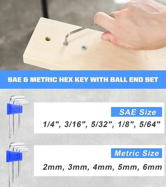 Alt view image 6 of 7 - 120-pieces Magnetic Screwdrivers Sets Includes Sockets, Slotted, Phillips, Hex, Torx and Precision Screwdriver Set Tools for Men, Repair Home