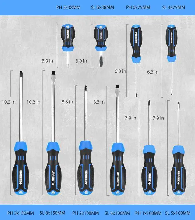 Alt view image 2 of 7 - 120-pieces Magnetic Screwdrivers Sets Includes Sockets, Slotted, Phillips, Hex, Torx and Precision Screwdriver Set Tools for Men, Repair Home