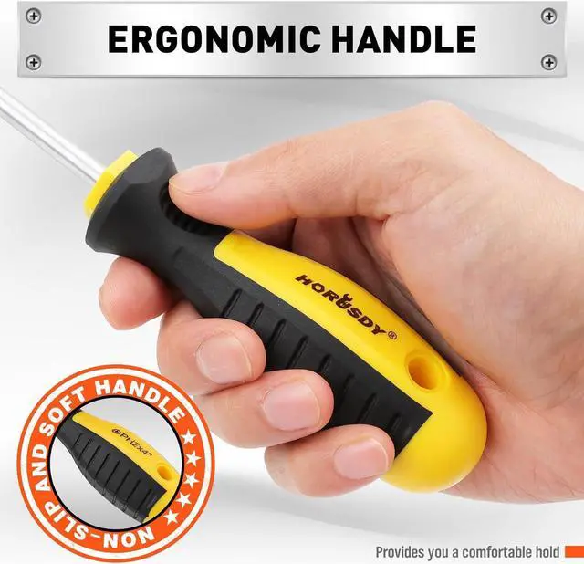 Alt view image 2 of 7 - 11-piece Magnetic Screwdriver Set with Case, 5 Phillips & 5 Flat Head Tips with Magnetizer demagnetizer Precision Screwdriver Set