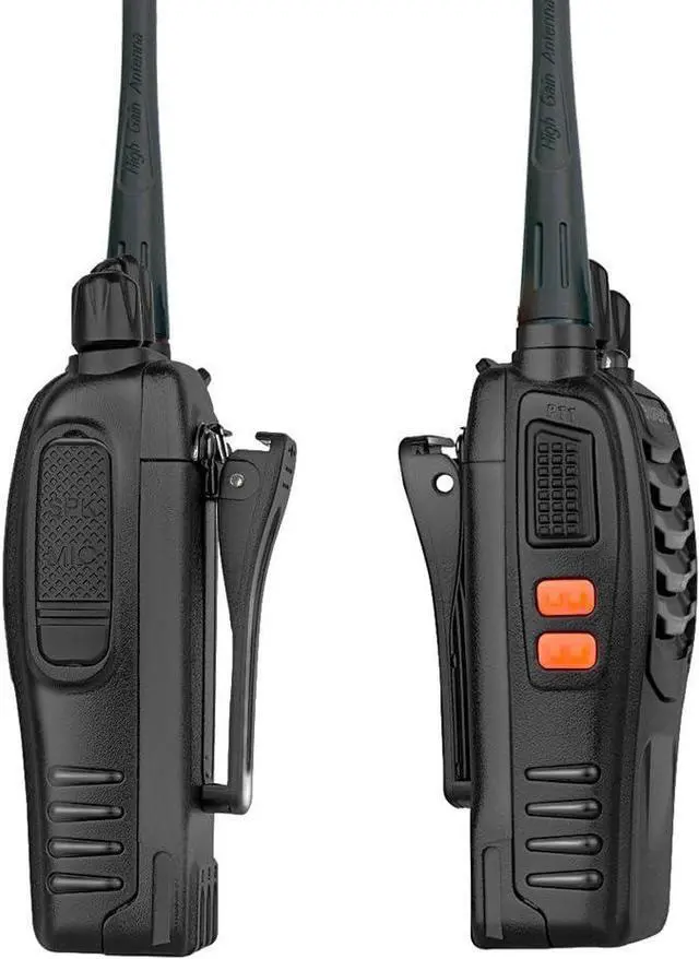 Alt view image 4 of 7 - Walkie talkies 10 Pack Long Range Rechargeable 2 Way Radio UHF 16-Channel with Earpiece Li-ion Battery and Charger (Pack of 10)