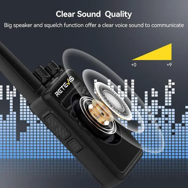 Alt view image 7 of 7 - RT68H 2 Way Radio Long Range (10 Pack) with 10 Way Charger,Rechargeable Walkie Talkies for Adults,Easier Charging,Easier Management,LCD Display, Keypad Lock,Hands Free Compact Walkie Talkie