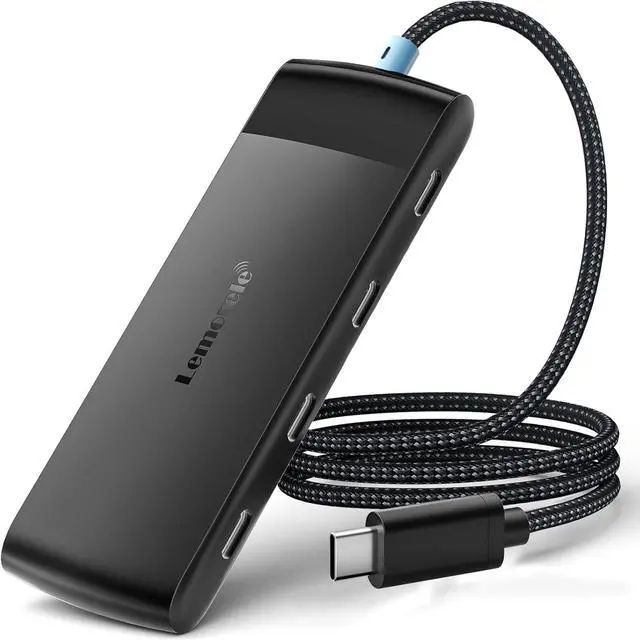 Main image of 10Gbps USB C to 4 Ports USB C 3.2 Hub w/Charging Port, High Speed USB C Multiport Adapter Splitter for Dell Lenovo HP, MacBook, iMac, iPad Pro, iPhone 15/15 Pro, S23, etc., 1.97ft Cable