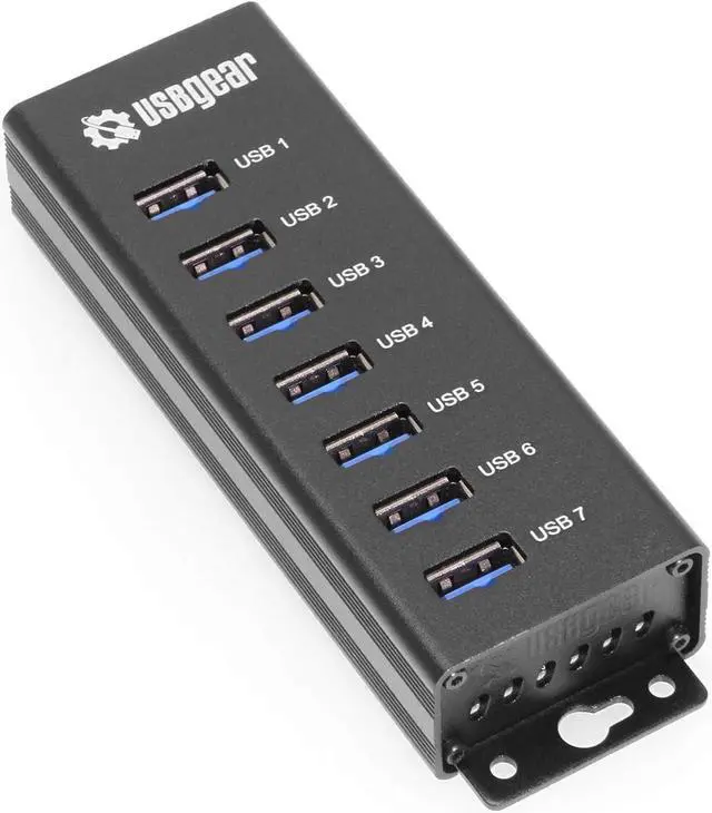Main image of 7-Port USB 3.2 Gen 1 Charging and SuperSpeed Mountable Data Hub