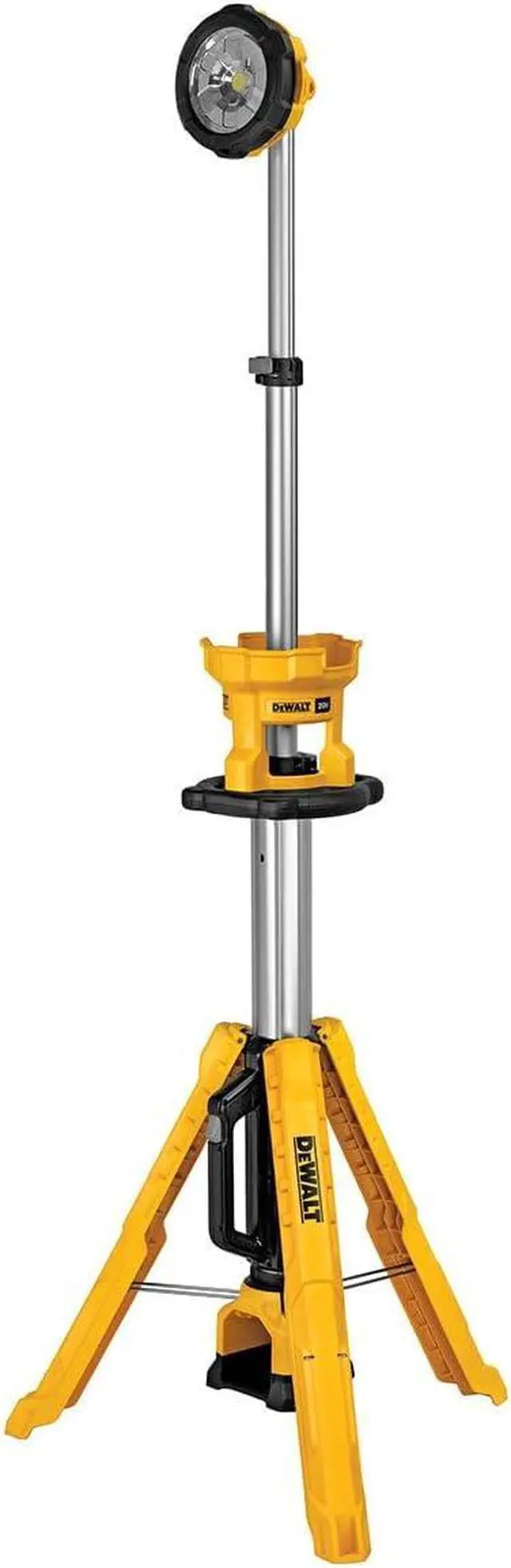 Alt view image 4 of 5 - DEWALT 20V MAX LED Work Light, 3000 Lumens of Brightness with 3 Modes, Tripod Base, Bare Tool Only