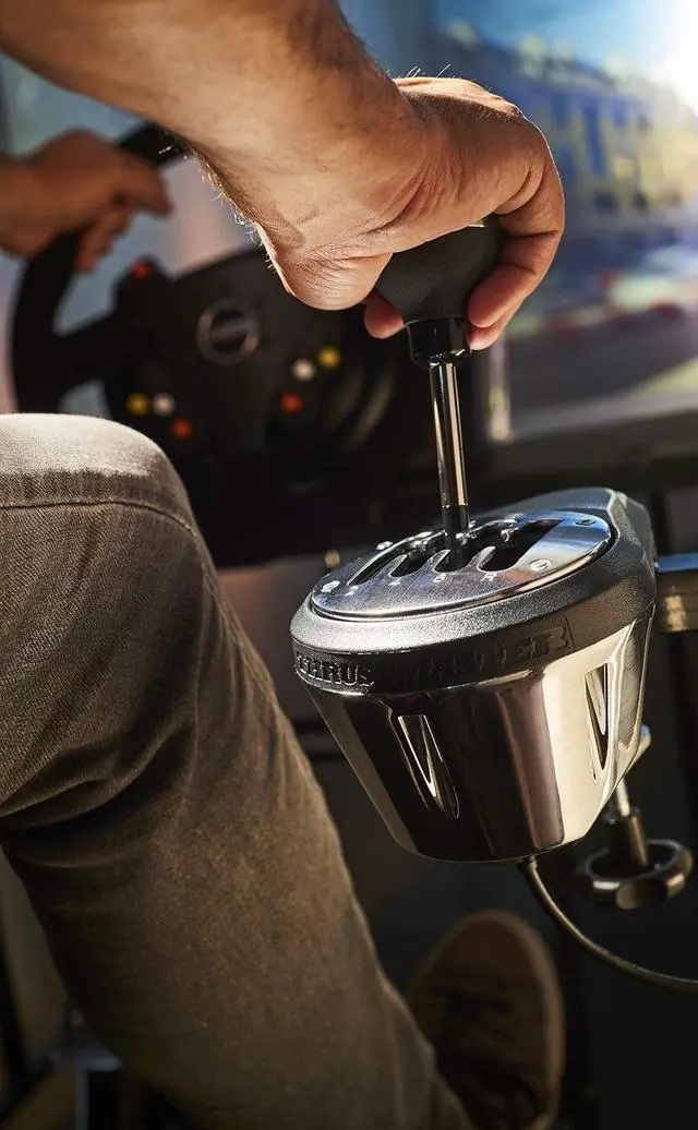 Alt view image 2 of 7 - THRUSTMASTER TH8A Shifter (compatible w/ PS5, PS5 Pro, PS4, XBOX Series X/S, One, PC)