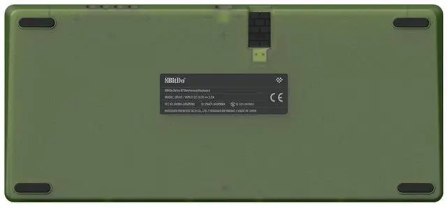 Alt view image 5 of 7 - 8BitDo Retro 87 Mechanical Keyboard with RGB Backlight, Bluetooth/2.4G/USB-C Hot Swappable Wireless Gaming Keyboard for Windows and Android - Xbox Edition (Officially Licensed)