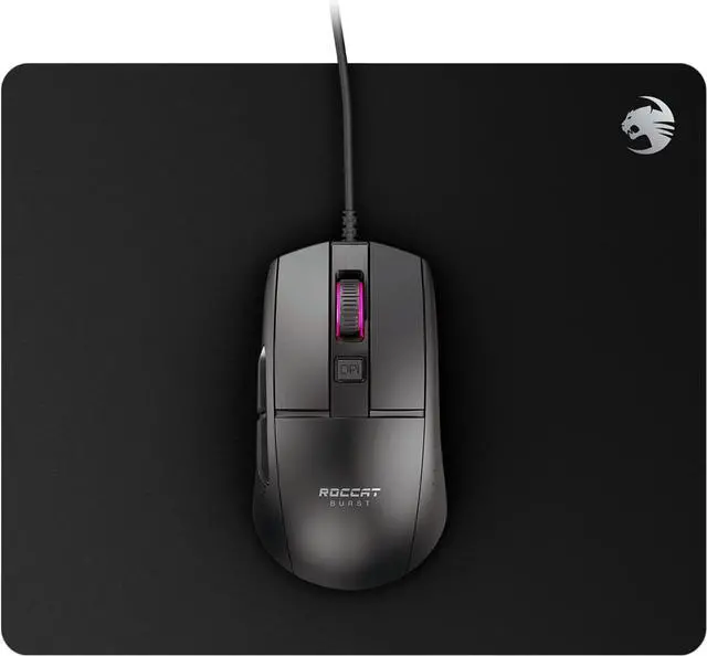 Alt view image 5 of 6 - ROCCAT Sense Core-SQ Mini PC Gaming Mousepad, Non-Slip Rubber Back, Balanced Micro-Weave Cloth Surface, Durable Computer Desk Mat, Mini, Rectangle, Black
