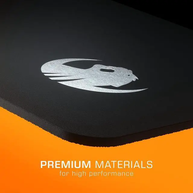 Alt view image 4 of 6 - ROCCAT Sense Core-SQ Mini PC Gaming Mousepad, Non-Slip Rubber Back, Balanced Micro-Weave Cloth Surface, Durable Computer Desk Mat, Mini, Rectangle, Black