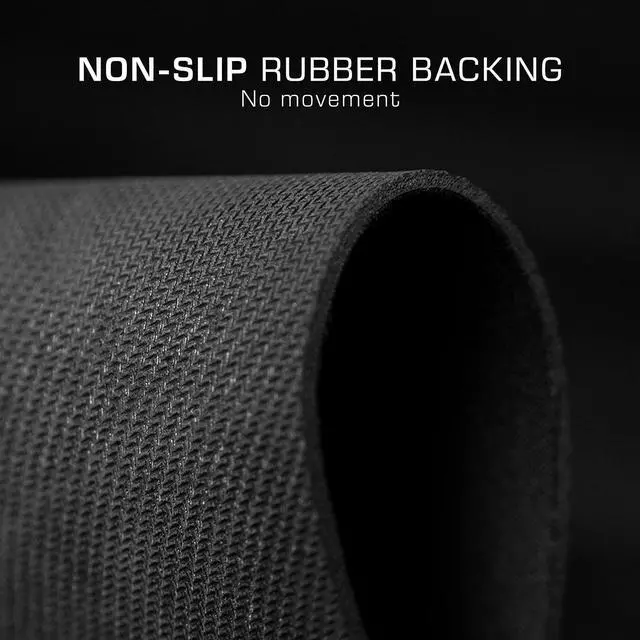 Alt view image 3 of 6 - ROCCAT Sense Core-SQ Mini PC Gaming Mousepad, Non-Slip Rubber Back, Balanced Micro-Weave Cloth Surface, Durable Computer Desk Mat, Mini, Rectangle, Black