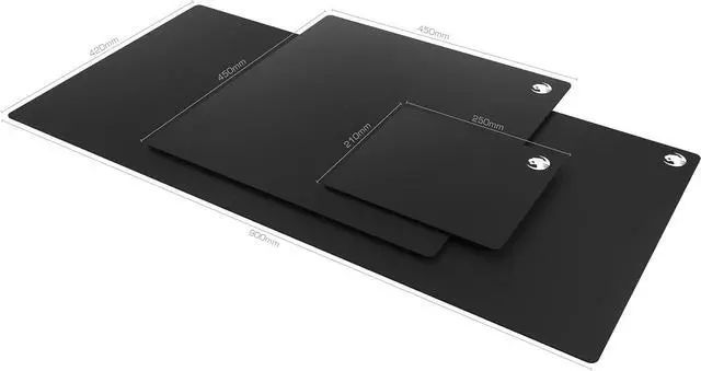 Alt view image 6 of 6 - ROCCAT Sense Core-SQ Mini PC Gaming Mousepad, Non-Slip Rubber Back, Balanced Micro-Weave Cloth Surface, Durable Computer Desk Mat, Mini, Rectangle, Black