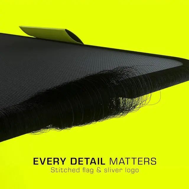 Alt view image 3 of 5 - ROCCAT Sense CTRL XXL PC Gaming Mouse Pad, Non-Slip Rubber Back, Vulcanized Control Surface with Low-Profile Stitched Edges, Durable Computer Mat, XXL, Black