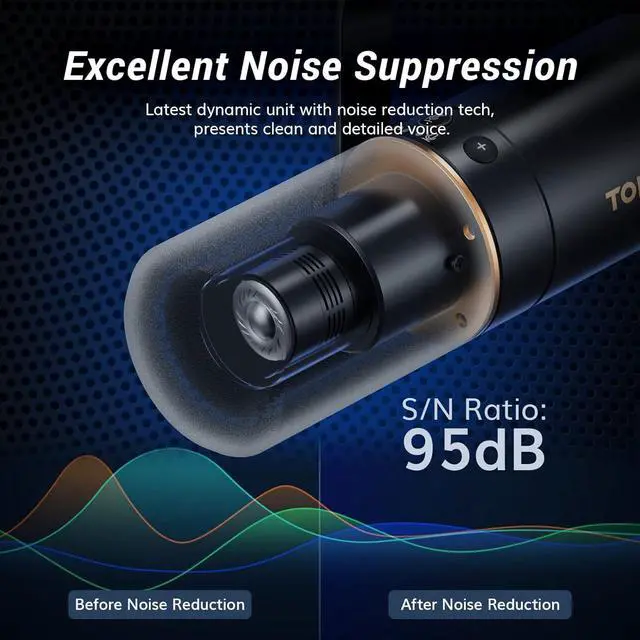 Alt view image 3 of 7 - Dynamic Microphone, USB/XLR PC Microphone for Podcast, Recording, Live Streaming & Gaming, XLR Cardioid Studio Mic Music Voice-Over with Quick Mute, Headphone Output, Volume Control