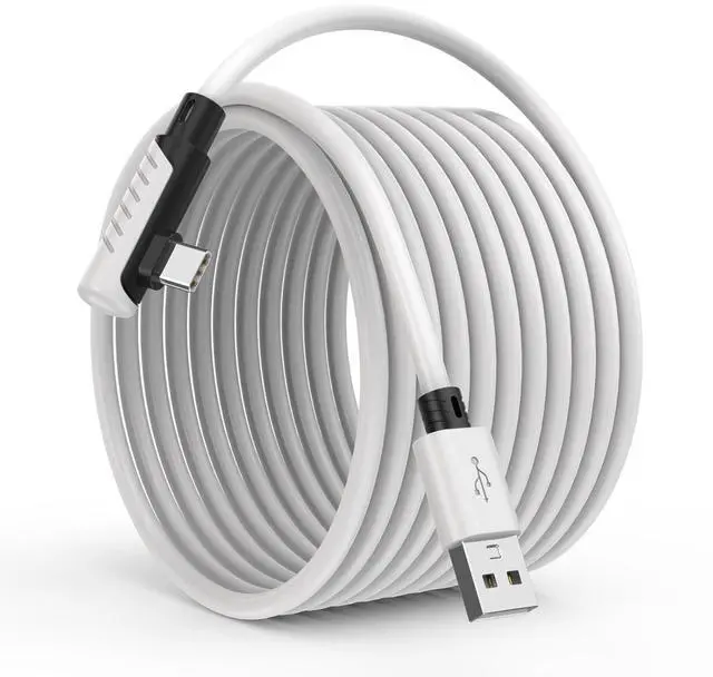 Main image of 16 Feet Link Cable for Quest 3S,VR Cable Compatible with Meta Quest 3S/Quest 3/Oculus Quest 2/Pico 4 Accessories and PC/Steam VR,16FT USB 3.0 to USB C Link Cable High Speed Data Transfer Link Cord