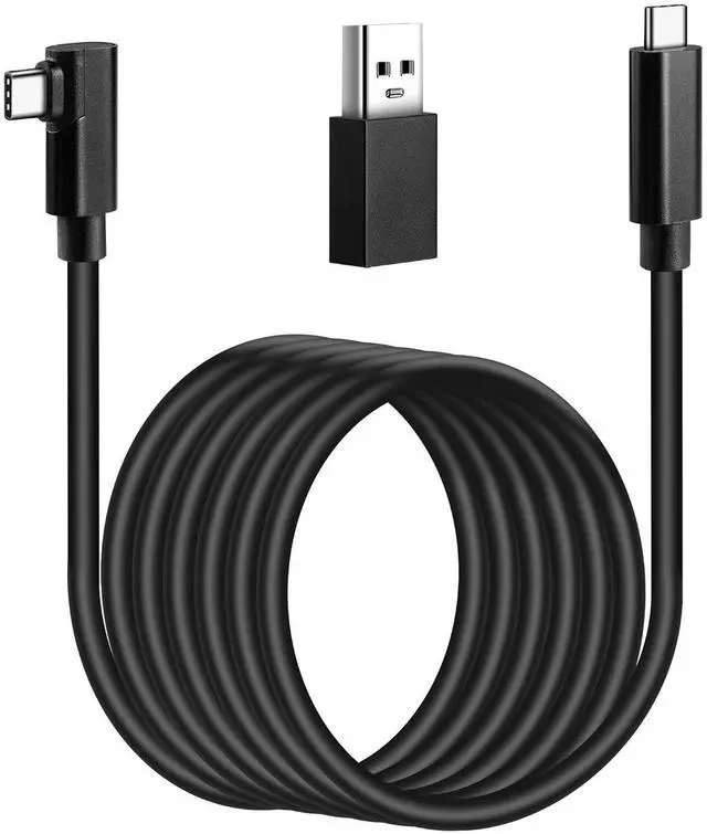 Main image of Link Cable 16FT Compatible for Quest 3S/3, Quest 2/Pro, Pico 4, VR Headset Accessories Cable for Rift S/Steam VR Games, USB 3.0 Type C to C High Speed Data Transfer Charging Cord for Gaming PC