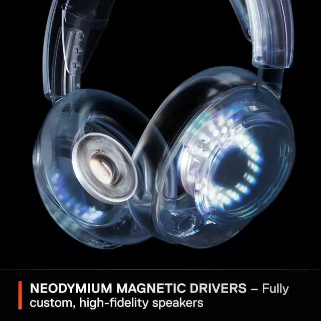 Alt view image 6 of 7 - SteelSeries Arctis Nova 5 Wireless Multi-System Gaming Headset  Neodymium Magnetic Drivers  100+ Audio Presets  60 HR Battery  2.4GHz or BT  ClearCast Gen2.X Mic  PC, PS5, PS4, Switch, Mobile