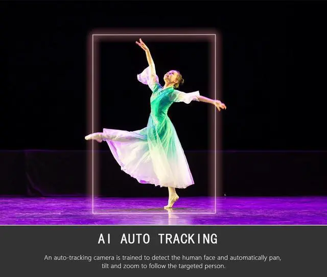 Alt view image 5 of 6 - NDI PTZ Camera - 30X Auto Tracking Live Streaming NDI Camera with SDI/HDMI/IP Outputs for Church Worship School Sport Hospital Wedding Live Streaming (Newtek Official NDI Camera)