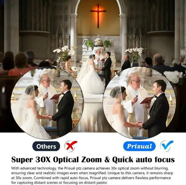 Alt view image 2 of 7 - NDI HX3 PTZ Camera 30x Full HD Live Streaming Auto Tracking Camera with HDMI/3G-SDI/USB and NDI HX3 60P Outputs (Full NDI & NDI HX3 Optional)