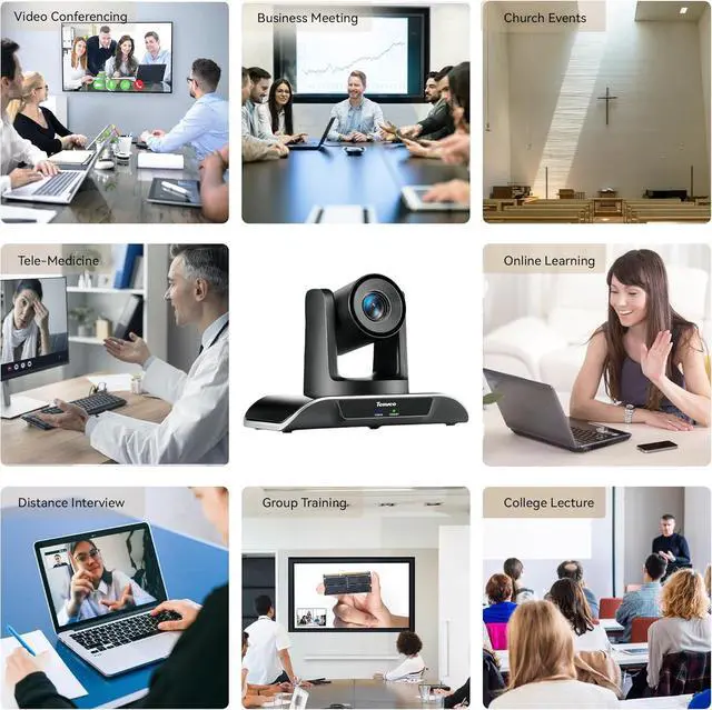 Alt view image 7 of 7 - 20X Optical Zoom PTZ Conference Room Camera, USB3.0/HDMI FHD 1080P 60FPS, for Video Conferencing Business Meeting Live Streaming Church Services Worship Events Education Skype Zoom Teams OBS