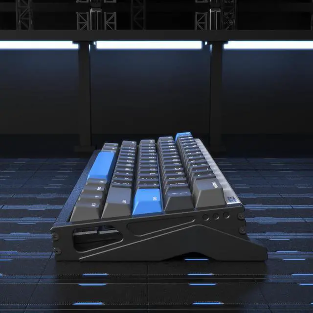 Alt view image 5 of 6 - iQunix Esports Gaming Keyboard, 60% RGB Mechanical Keyboard, 61 Keys with Magnetic Jade Switches, Rapid Trigger, Adjustable Actuation, Double Shot PBT Keycaps, for Win/Mac Laptop PC