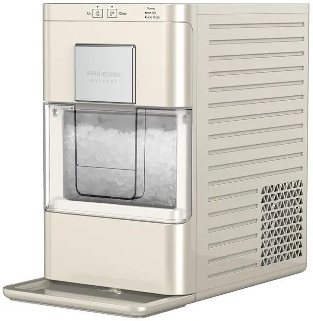 Main image of Nugget Ice Maker, Countertop Ice Machine with Transparent Window, Sonic Ice Maker with 44 lbs. Capacity, Auto Self Cleaning Ice Maker Machine, 2.0 Gen, Cream - 16.75D x 11.75W x 20.25H