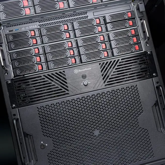 Alt view image 5 of 6 - SilverStone Technology RCP2B-480 2U External Fan Module for 19" Racks