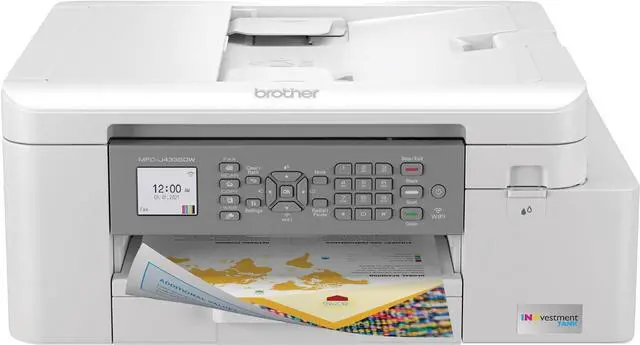 Main image of Brother MFC-J4335DW INKvestment Tank All-in-One Printer with Duplex and Wireless Printing Plus Up to 1-Year of Ink in-Box, Works with Alexa