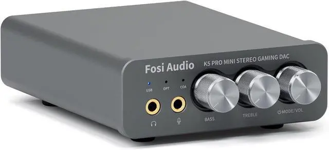 Main image of K5 Pro Gaming DAC Headphone Amplifier Mini Hi-Fi Stereo Digital-to-Analog Audio Converter USB Type C/Optical/Coaxial to RCA/3.5MM AUX for PS5/PC/MAC/Computer