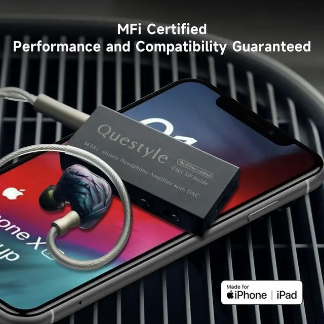 Alt view image 3 of 7 - M18i Headphone Amplifier Bluetooth 5.4 Receiver Portable USB DAC Amps High Resolution with 4.4mm and 3.5mm Dual Outputs Supports PCM 384kHz/DSD256 LDAC Lossless for Smartphones/PC/Laptops