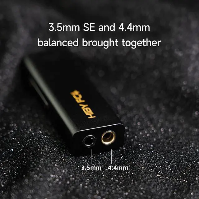 Alt view image 4 of 7 - FC4 Headphone Amplifier Portable DAC with 4.4mm and 3.5mm Headphones Outputs Support MQA16X PCM768K DSD256 High Driving Power for Android/iOS/Mac/Windows (Blue)