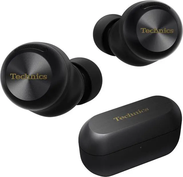 Main image of Technics Reference Class Hi-Fi Wireless Earbuds, Dolby Atmos with Head Tracking, Adaptive Noise Cancelling, 3 Device Multipoint, 10-hr Battery, Wireless Charging, Improved Fit