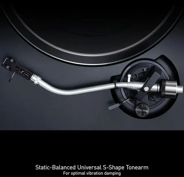 Alt view image 4 of 7 - Technics Turntable, Premium Class HiFi Record Player with Coreless Direct, Stable Playback, Audiophile-Grade Cartridge and Auto-Lift Tonearm, Dustcover Included