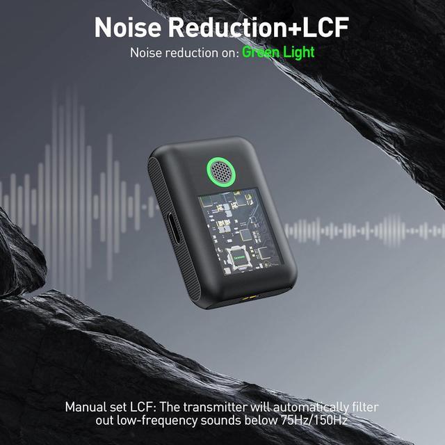Alt view image 4 of 6 - Saramonic Wireless Lavalier Microphone for iPhone Android Type-C Smartphone Camera, 492ft Range, 20h Battery Life, Clip on Wireless Lapel Mic for Live Streaming Video Conference Recording