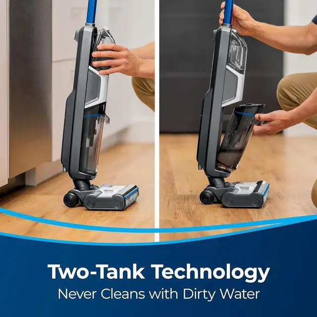 Alt view image 7 of 7 - Bissell Crosswave HF3 Cordless Wet/Dry Vacuum Cleaner and Mop, Multi-Surface and Hardwood Floor Cleaner