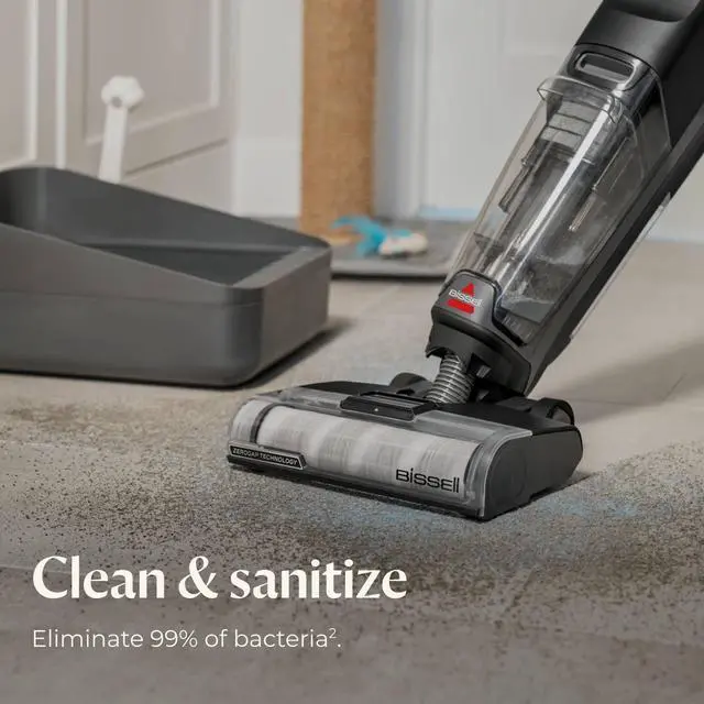 Alt view image 5 of 7 - Bissell CrossWave OmniForce Edge Cordless Multi-Surface Hard Floor Cleaner Wet Dry Vacuum with Zero-Gap Edge Technology