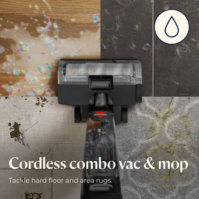 Alt view image 2 of 7 - Bissell CrossWave OmniForce Edge Cordless Multi-Surface Hard Floor Cleaner Wet Dry Vacuum with Zero-Gap Edge Technology