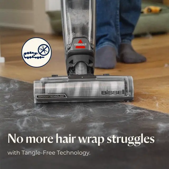 Alt view image 6 of 7 - Bissell CrossWave OmniForce Edge Cordless Multi-Surface Hard Floor Cleaner Wet Dry Vacuum with Zero-Gap Edge Technology
