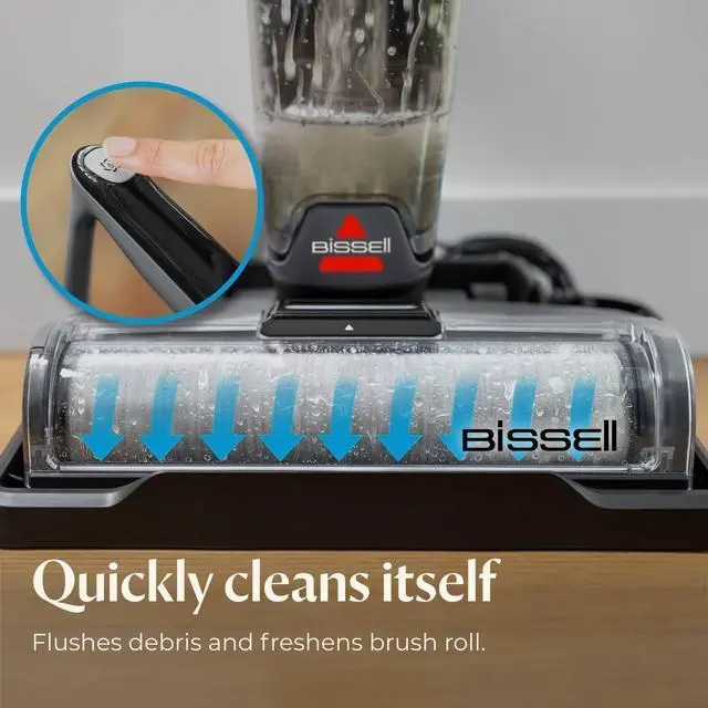 Alt view image 7 of 7 - Bissell CrossWave OmniForce Edge Cordless Multi-Surface Hard Floor Cleaner Wet Dry Vacuum with Zero-Gap Edge Technology