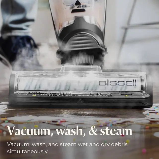 Alt view image 2 of 7 - Bissell CrossWave HydroSteam Wet Dry Vac, Multi-Purpose Vacuum, Wash, and Steam, Sanitize Formula Included
