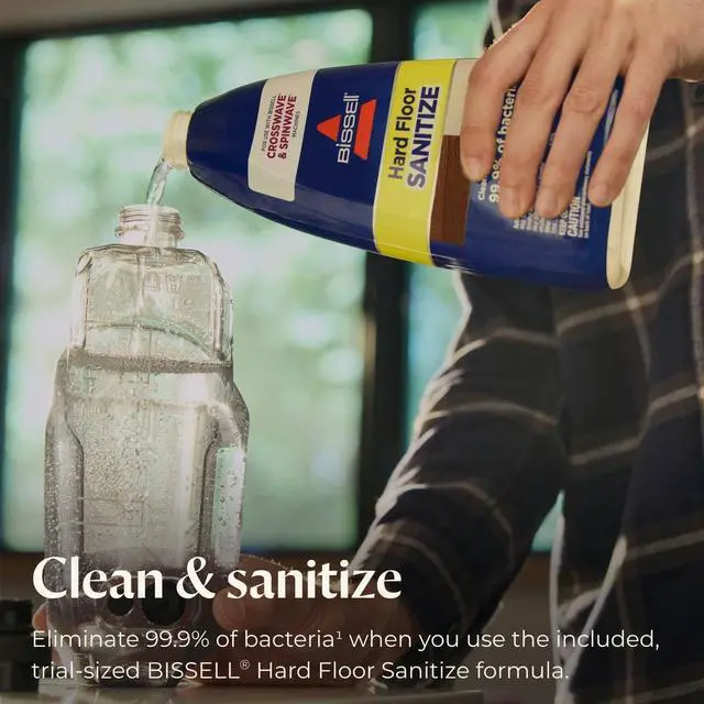 Alt view image 6 of 7 - Bissell CrossWave HydroSteam Wet Dry Vac, Multi-Purpose Vacuum, Wash, and Steam, Sanitize Formula Included