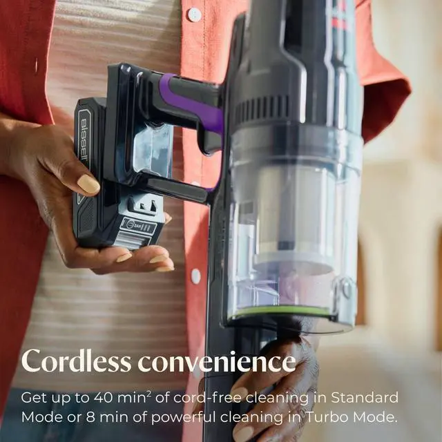 Alt view image 4 of 7 - Bissell Cleanview XR Pet 300W Cordless Vacuum with Removable Battery