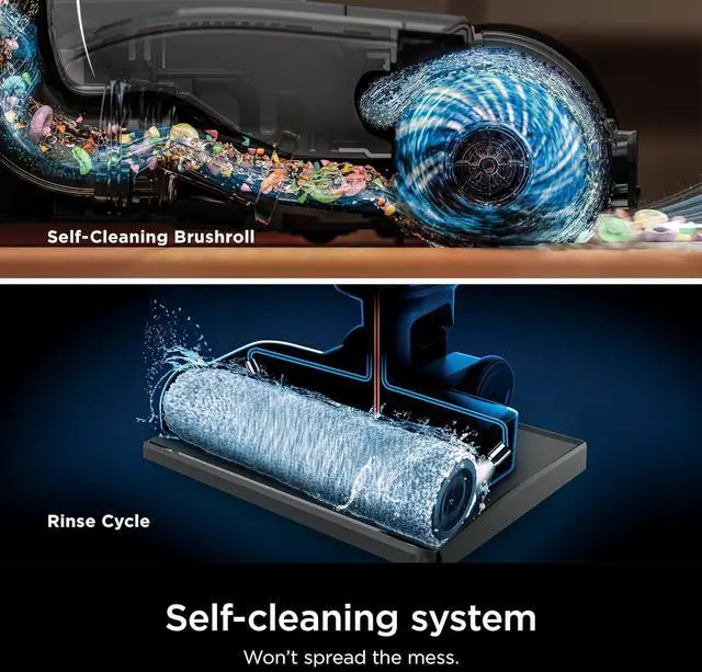 Alt view image 4 of 7 - Shark HydroVac MessMaster Wet Dry Corded Vacuum Cleaner, 3-in-1 Multi-Surface Vacuum Mop & Self-Cleaning System, Lightweight, Powerful Suction, for Hard Floors & Area Rugs, Navy