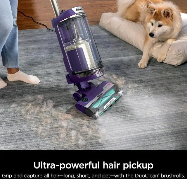 Alt view image 3 of 7 - Shark POWERDETECT Upright Vacuum Cleaner with HEPA Filter, Heavy Duty Vacuum with Powerful Suction for Pet Hair Pickup, DuoClean Technology, Powered Lift-Away, Ideal for Carpets & Hardfloors