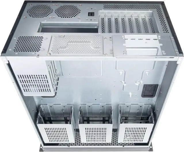 Alt view image 6 of 6 - SilverStone Technology RM600 6U Rackmount Chassis, Support 360mm water cooling, hot-swappable, TypeC, Rack-Mount