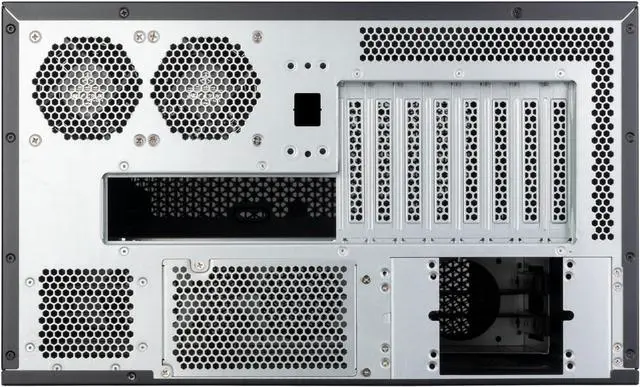 Alt view image 3 of 6 - SilverStone Technology RM600 6U Rackmount Chassis, Support 360mm water cooling, hot-swappable, TypeC, Rack-Mount